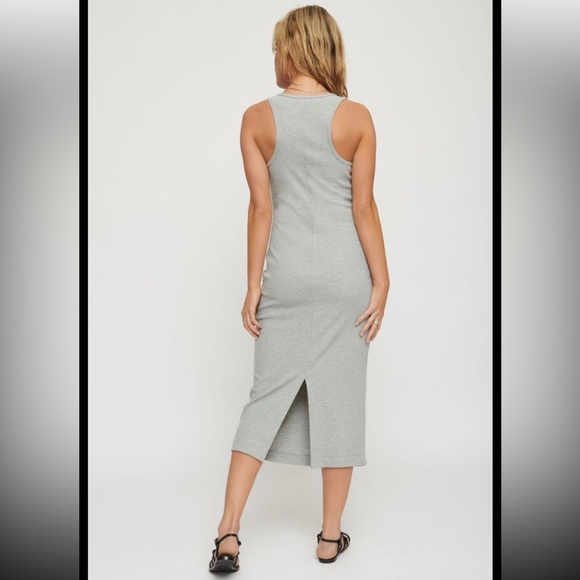 Dynamite Rae Ribbed Henley Tank Bodycon Dress - Picture 7 of 8